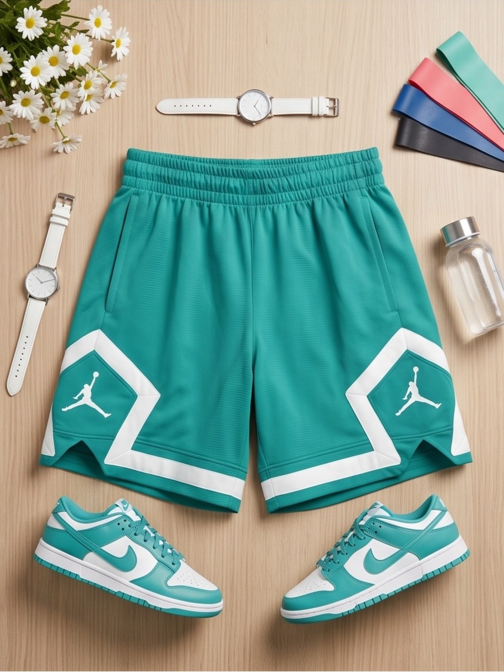 NWT Nike Women’s Jordan Sport 4” Diamond Shorts S